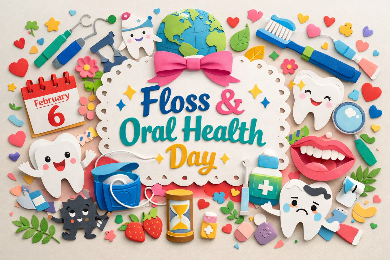 2月6日「フロスを通して歯と口の健康を考える日」の意味や由来、フロスの必要性を詳しく解説