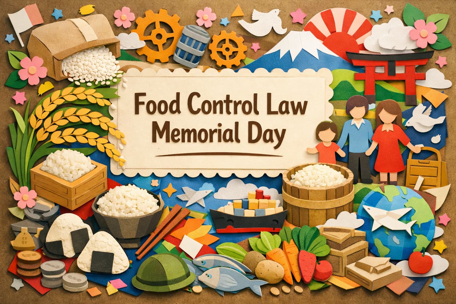 食糧管理法公布記念日の意味や歴史、戦時下の米の全量政府管理制度について解説したブログ記事