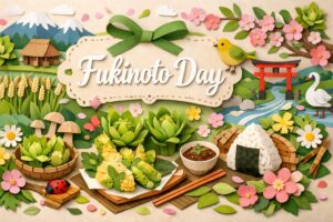 2月10日のふきのとうの日の由来や意味、宮城県大崎市とササニシキ資料館の関わり、春を告げる山菜ふきのとうの魅力と食文化を紹介