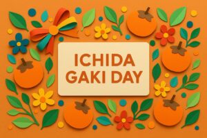市田柿の日の由来や豆知識、関連団体を紹介する、干し柿の魅力を伝えるブログ記事用ビジュアル