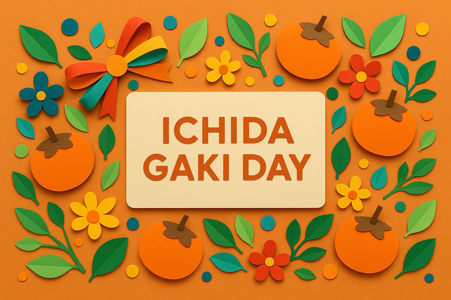 市田柿の日の由来や豆知識、関連団体を紹介する、干し柿の魅力を伝えるブログ記事用ビジュアル