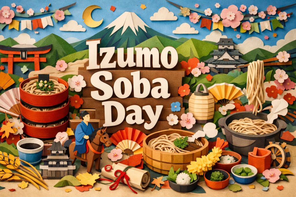 出雲そばの日の由来や魅力、割子そばや釜揚げそばなど特徴的な食文化を紹介する記念日ブログ