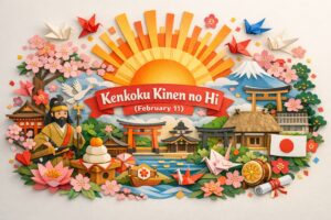 建国記念の日の由来や神武天皇との関係、日本各地の祭典をわかりやすく解説