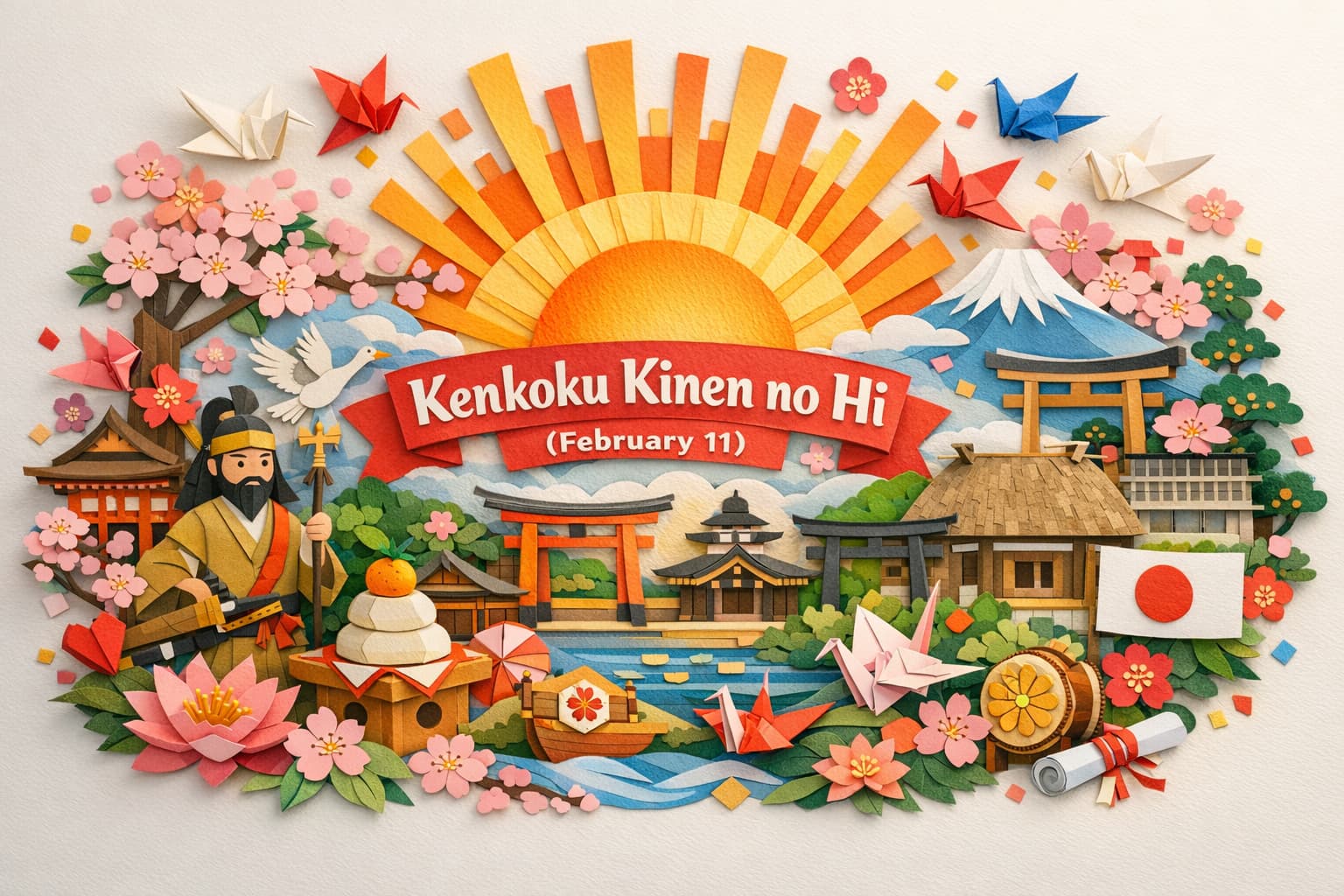 建国記念の日の由来や神武天皇との関係、日本各地の祭典をわかりやすく解説