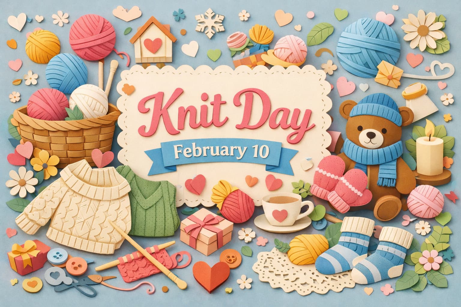 2月10日のニットの日の由来や歴史、編み物文化と関係団体、暮らしに寄り添うニットの魅力をわかりやすく紹介