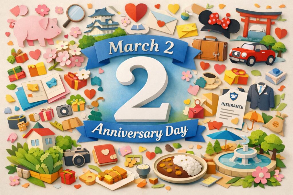 ミニの日や後楽園開園記念日、中国残留孤児の日、ご当地レトルトカレーの日、少額短期保険（ミニ保険）の日の由来をまとめた3月2日の記念日ガイド