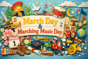 3月1日のマーチの日・行進曲の日を解説します。3月と行進曲が英語で同じMarchになる由来、マルス起源やトルコ行進曲の豆知識も紹介します。
