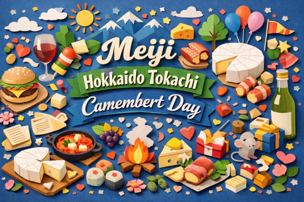 明治北海道十勝カマンベールの日の由来やチーズの魅力、活用レシピを紹介する記念日特集記事