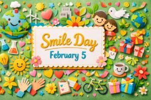 笑顔と環境保全をテーマにした「みんなニッコリの日」の由来や企業の理念をわかりやすく紹介