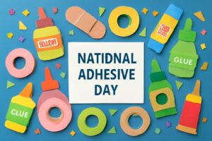 接着の日の重要性や接着剤技術を紹介するブログ記事のサムネイル。接着剤業界の活性化と接着技術の革新を解説。