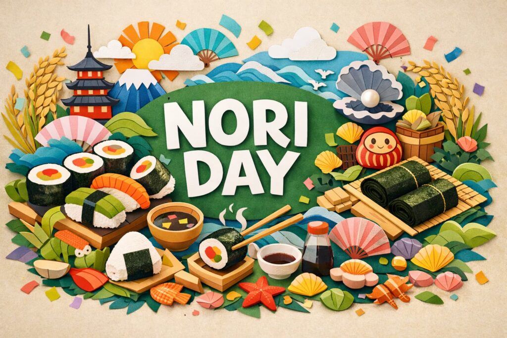 2月6日の海苔の日の由来や大宝律令との関係、海苔の歴史と栄養価、関係団体の役割までをわかりやすくまとめた記念日解説