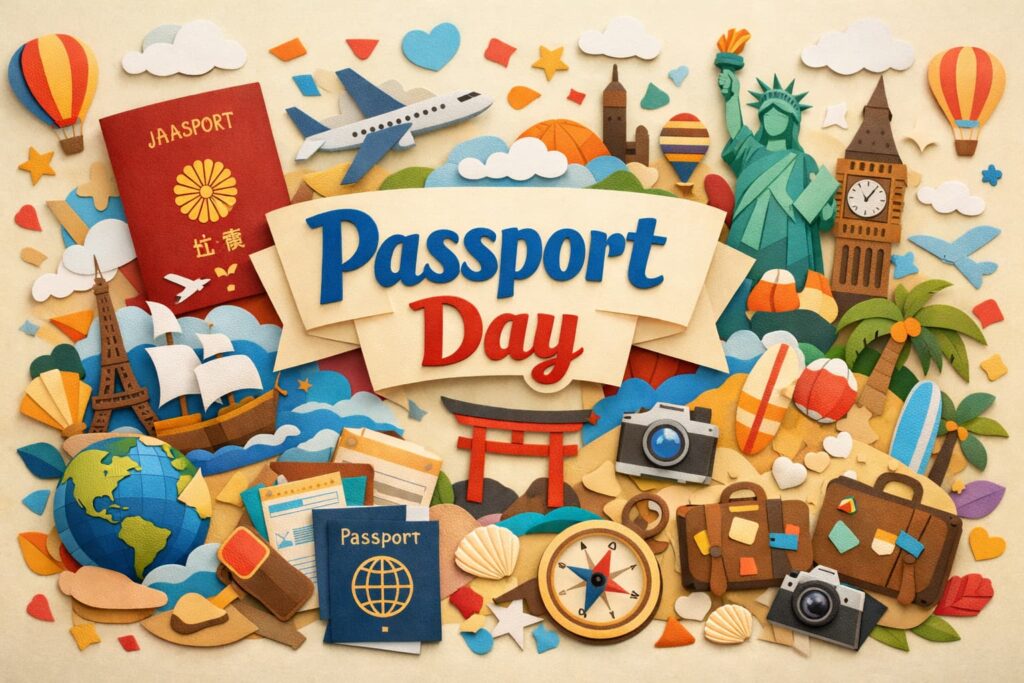 日本の旅券制度のはじまりを記念した2月20日の「旅券の日」に関する歴史と豆知識を紹介