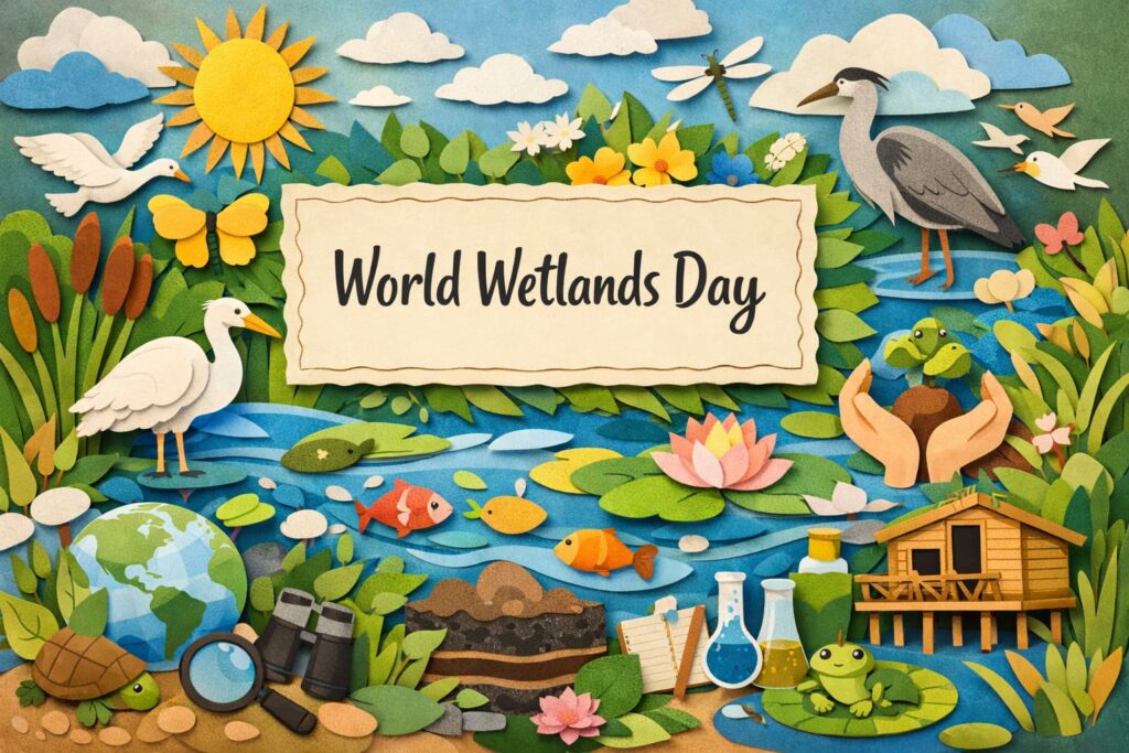 世界湿地の日の由来や意味、ラムサール条約と湿地の役割をわかりやすく解説したブログ記事