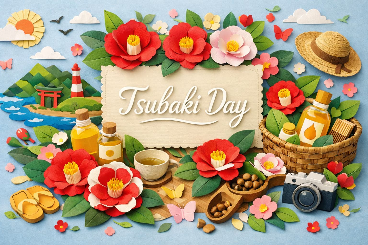 2月8日のつばきの日は長崎県五島市が制定した椿の記念日。幻の椿玉之浦や椿油、五島椿まつりを通して椿文化と地域の魅力を伝える日