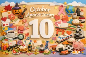 今日は何の日10月｜10月の記念日・年中行事を日付別に一覧で確認できるまとめ記事