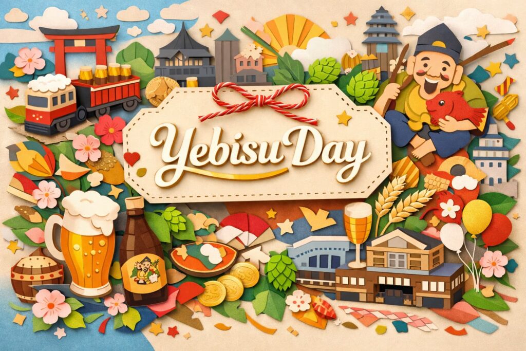 ヱビスの日の由来や1890年発売の歴史、恵比寿の地名誕生との関係、サッポロビールのこだわりと麦芽100％の魅力を解説