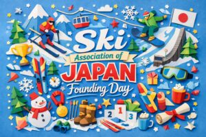 全日本スキー連盟の設立とスキー文化の発展を紹介する記念日ブログ記事