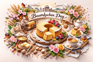 3月4日のバウムクーヘンの日は1919年3月4日に広島でカール・ユーハイムが出品した出来事に由来。制定や豆知識も解説。