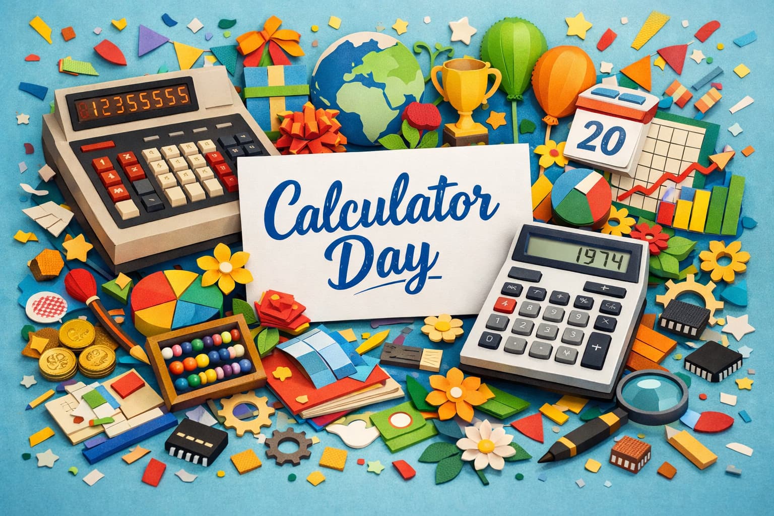 電卓の日の由来や制定団体、3月20日になった理由、国産初の電卓CS-10A、日本の電卓生産世界一の歩みをわかりやすく紹介