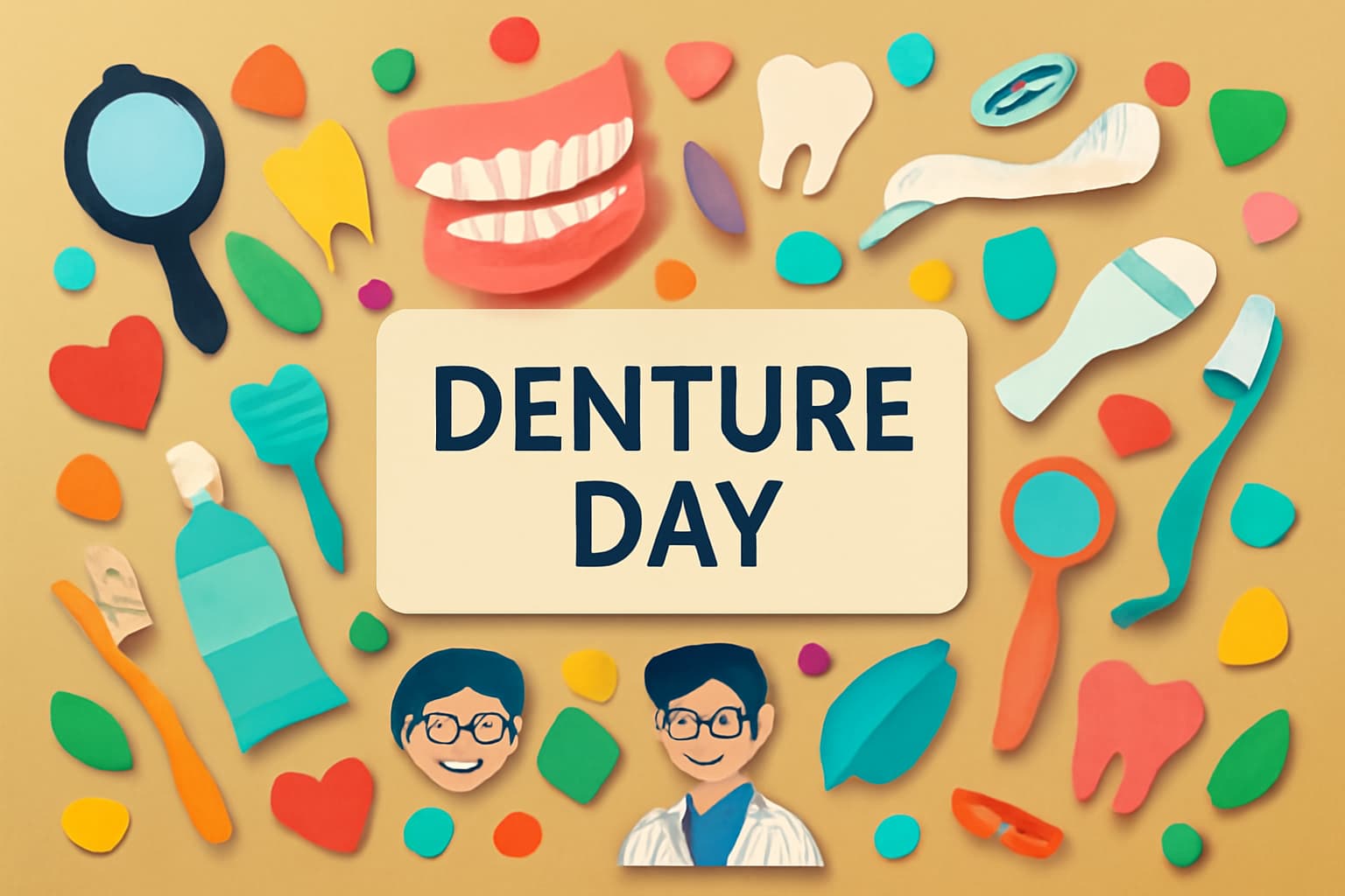 入れ歯デー（10月8日）に関連する歯科医療の重要性や健康促進の活動を紹介するブログ。