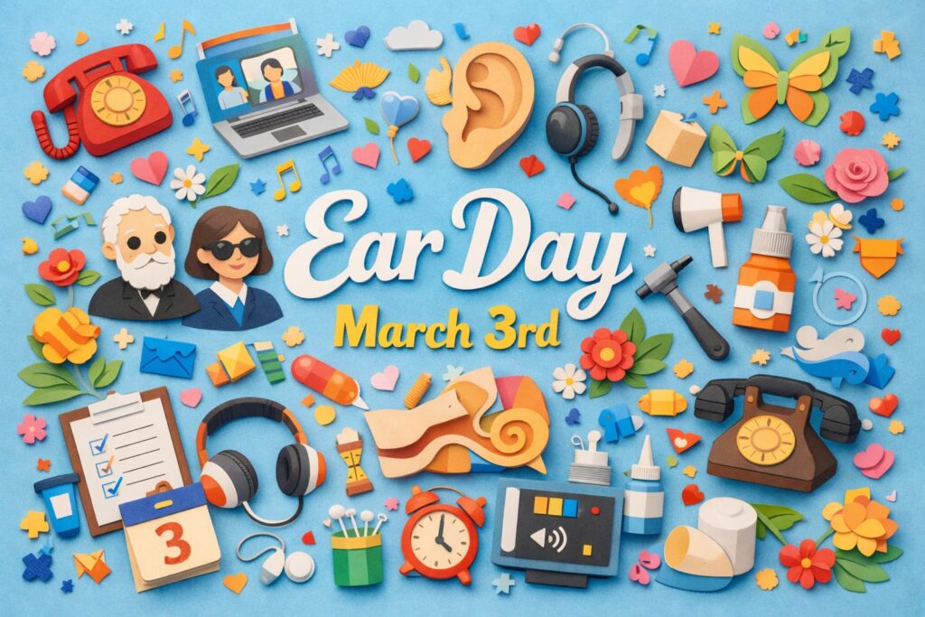 耳の日（3月3日）は日本耳鼻咽喉科学会が1956年に制定。語呂の由来、ヘレン・ケラーとベルの背景、耳を守る習慣を解説です。