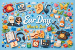 耳の日（3月3日）は日本耳鼻咽喉科学会が1956年に制定。語呂の由来、ヘレン・ケラーとベルの背景、耳を守る習慣を解説です。