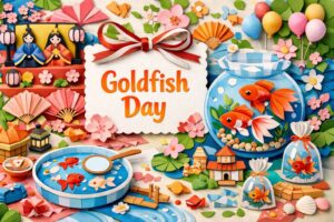 金魚の日（3月3日）の由来やひな祭りとの関係、学名の意味、三大産地（大和郡山・弥富・江戸川）や楽しみ方を解説