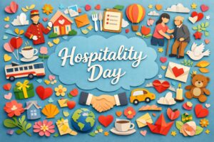 ホスピタリティ・デーとはどんな記念日なのかを、由来、3月24日になった理由、制定団体、日本ホスピタリティ推進協会との関わりまでわかりやすく伝える内容