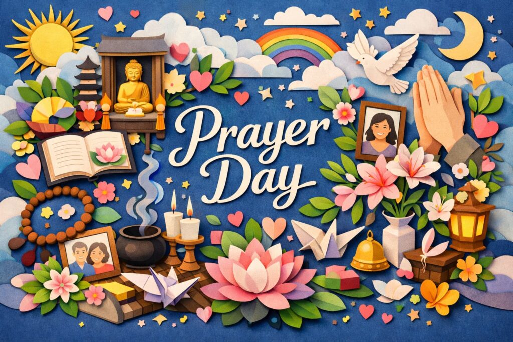 祈りの日（3月27日 記念日）の由来や意味、制定した全日本宗教用具協同組合、天武天皇の詔との関係、仏壇の日とのつながりをわかりやすく解説します。