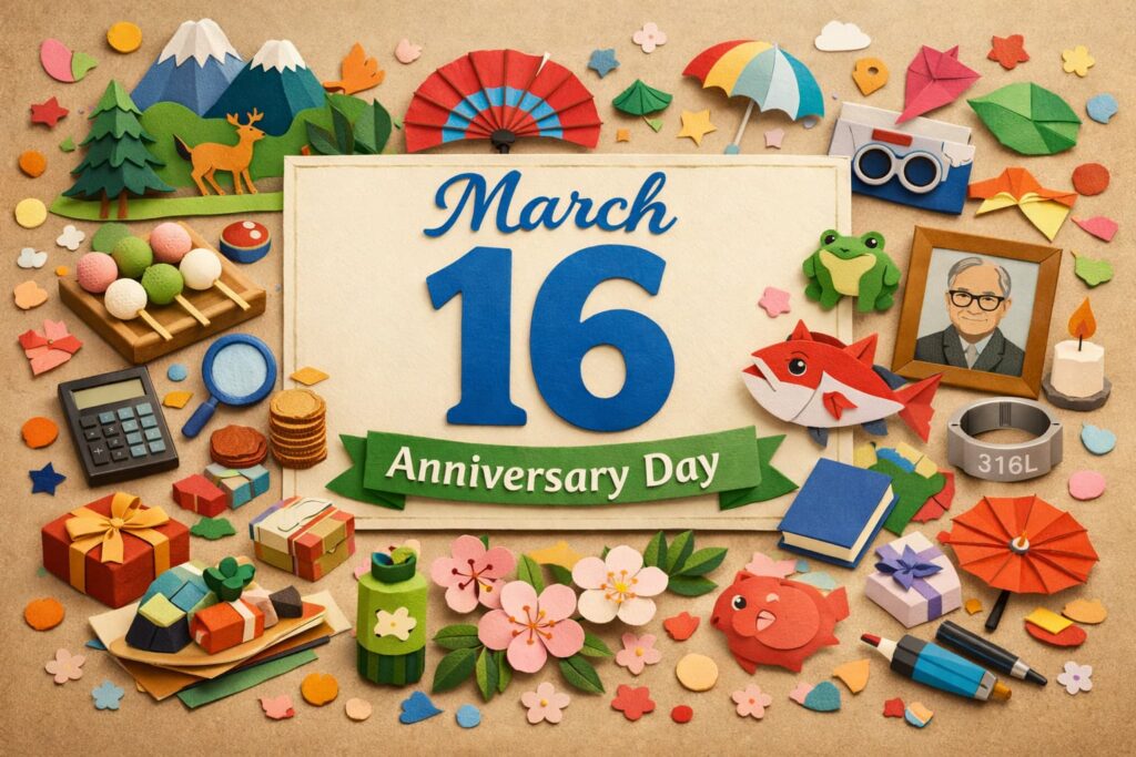 3月16日は何の日？国立公園指定記念日・十六団子の日・財務の日・折りたたみ傘の日・横超忌などの由来と過ごし方