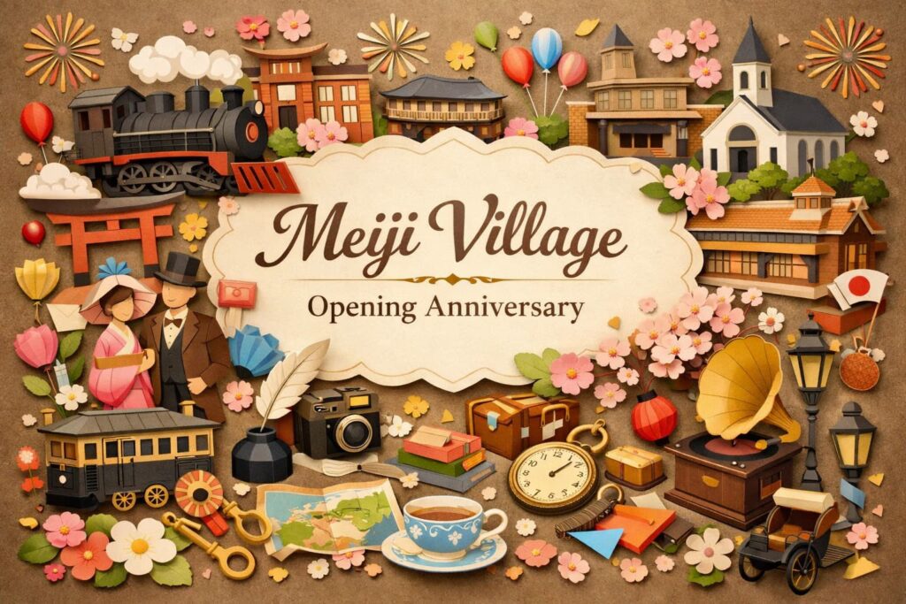 明治村開村記念日の由来や意味、博物館明治村の見どころ、創設者、明治建築の魅力をわかりやすく紹介します。