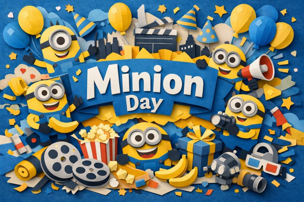 ミニオンの日（3月20日 記念日）の由来や制定理由、豆知識、関わりの深い企業や作品をわかりやすく紹介。日本独自の記念日として誕生した背景も丁寧に解説。