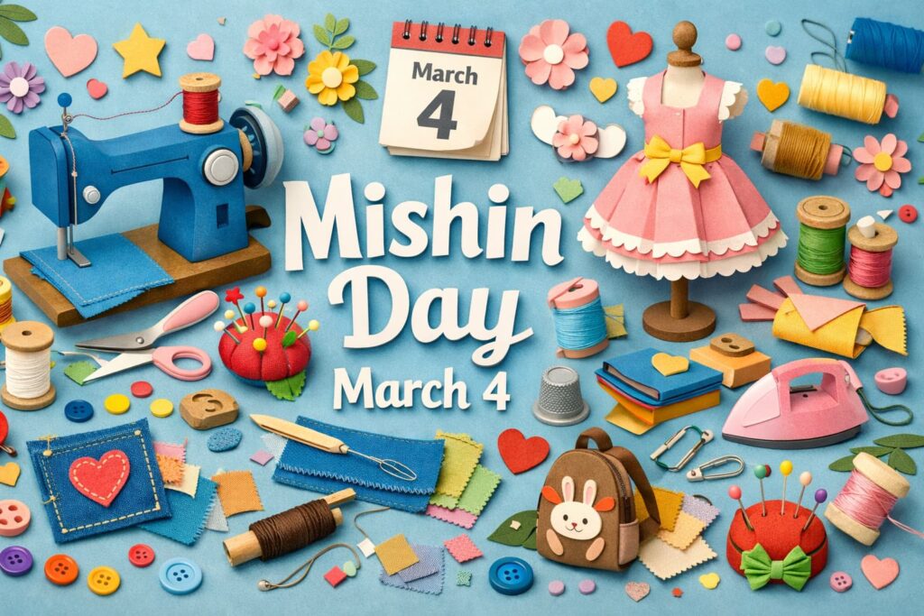 3月4日はミシンの日。語呂合わせの由来、1790年特許から200年を記念し1991年に制定された背景、JASMAや豆知識を解説。