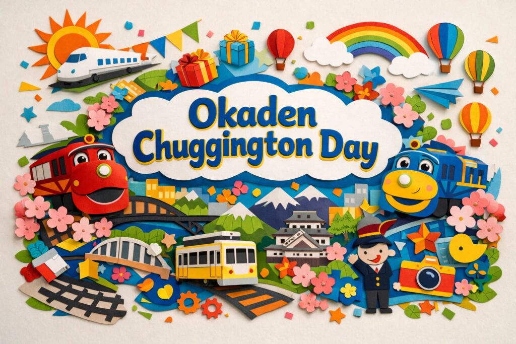 おかでんチャギントンの日とは何の日かをわかりやすく解説。3月16日が記念日になった由来、両備ホールディングスや岡山電気軌道との関係、チャギントンの豆知識まで丁寧に紹介します。