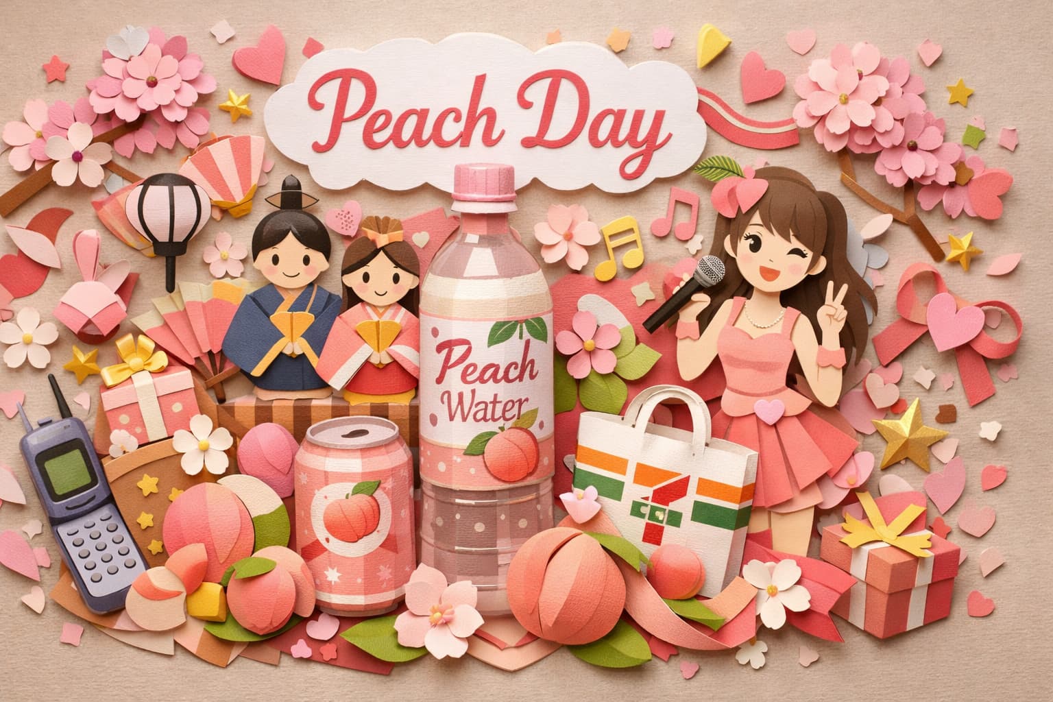 桃の日（3月3日）はJTが1999年に桃の天然水PRで制定。1998年の華原朋美CM「ヒューヒュー」、販売終了と2016年9月の復活まで解説します。