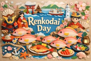 連子鯛の日の由来をわかりやすく解説。壇ノ浦の戦いとの関係、制定した団体、レンコダイ（キダイ）の特徴、下関との深い結びつきまで丁寧に紹介します。