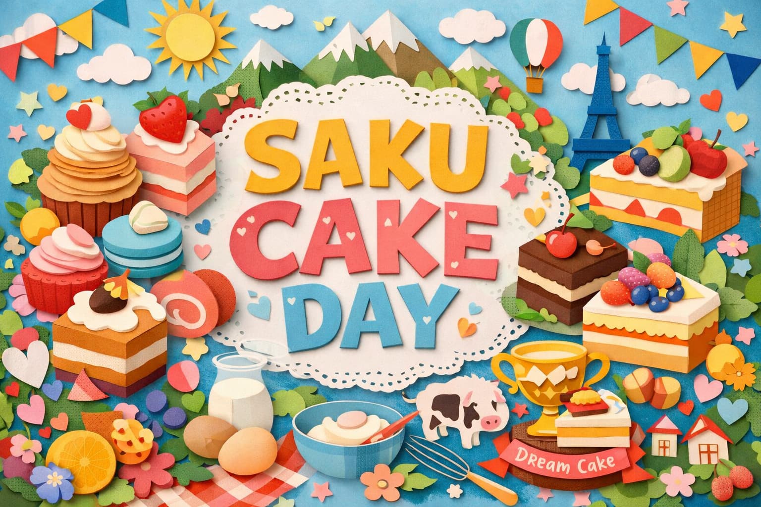 3月9日の佐久の日・ケーキ記念日を解説。由来、佐久のケーキが評判の理由、夢ケーキデザイン大賞などの豆知識を紹介。