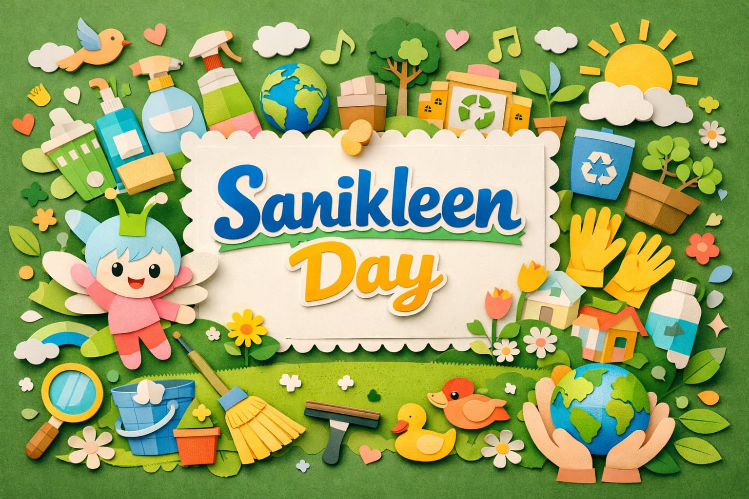 サニクリーンの日の由来や意味、株式会社サニクリーンの想い、サニエルとの関係をわかりやすく紹介