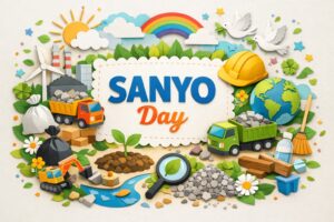 サンヨーの日（3月4日 記念日）は社名の語呂が由来。岩国市の株式会社サンヨーが産業廃棄物を人工砕石・再生土へ再生し、地域清掃も行う記念日を解説。