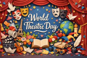 3月27日の世界演劇の日について、由来、制定の背景、ITIとの関わり、平和への願い、国際メッセージの意味をわかりやすく解説