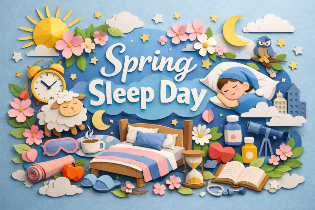春の睡眠の日の由来や制定団体、世界睡眠の日との関係、春の睡眠健康週間、豆知識をわかりやすく紹介