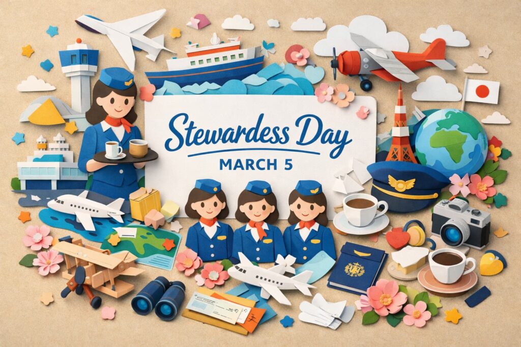 1931年3月5日、日本初のスチュワーデス採用試験結果が発表。エアガール募集の由来、呼称の変遷、関係団体を解説。