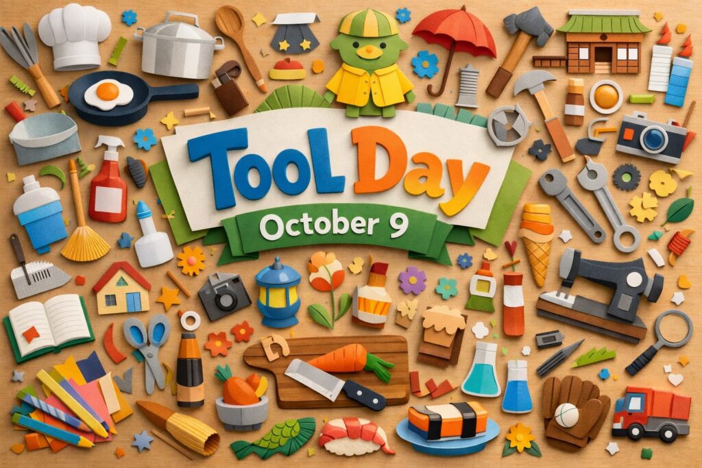 道具の日はかっぱ橋道具街が制定した、道具に感謝を伝える特別な記念日。調理器具や七つ道具にも注目