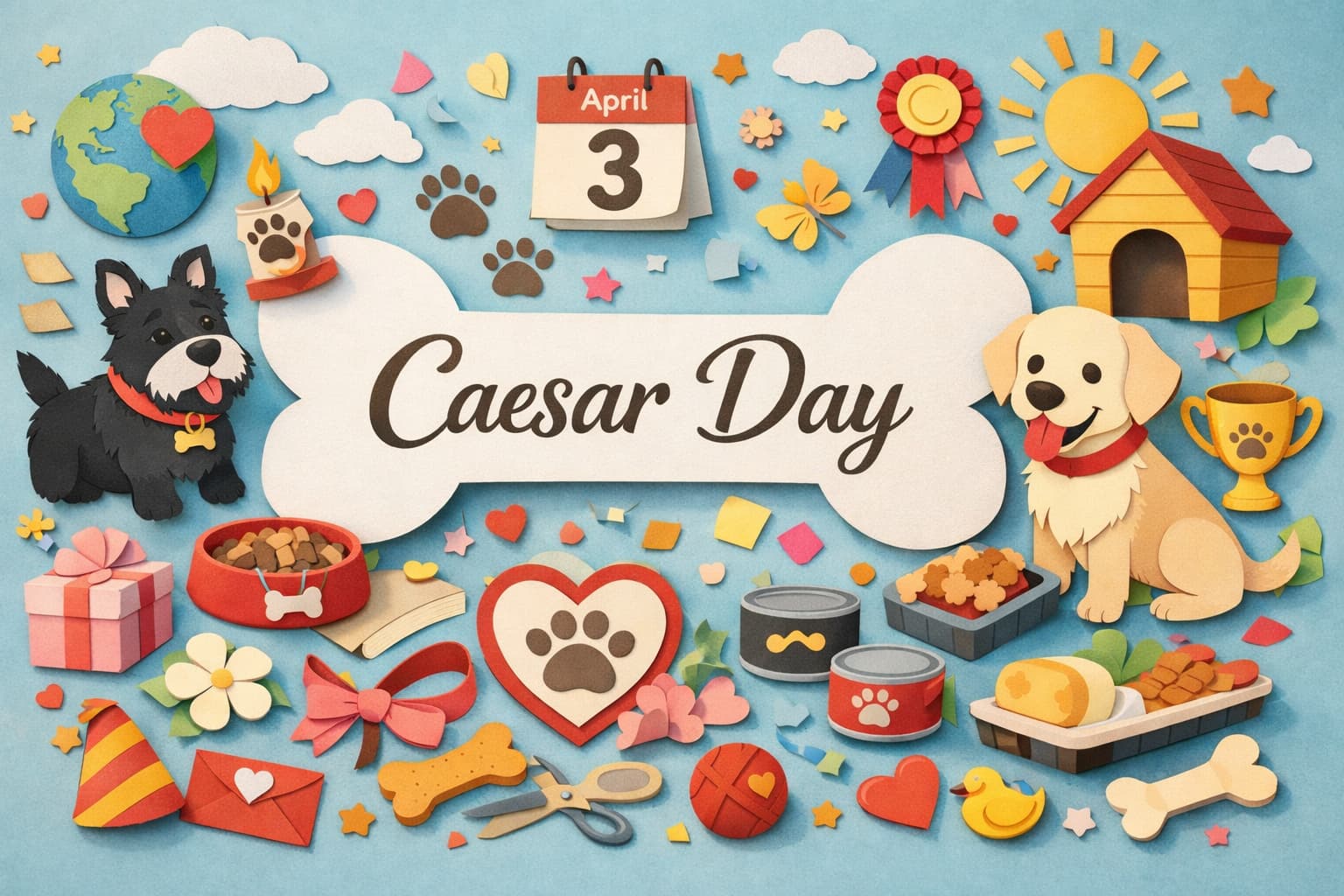 4月3日のシーザーの日の由来や認定年、マース ジャパン制定の背景、愛犬との暮らしとの関わりをやさしく紹介