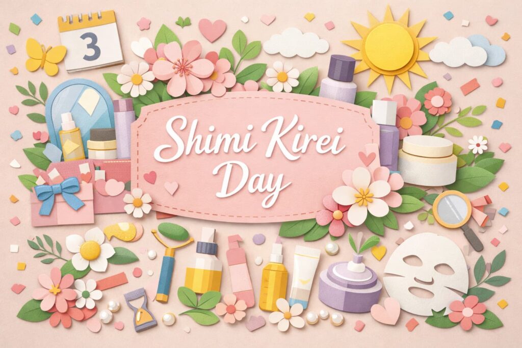 ドモホルンリンクル「しみキレイ」の日とはどんな記念日かを詳しく解説。4月3日になった理由、制定した再春館製薬所、認定年、意味をわかりやすく紹介します。