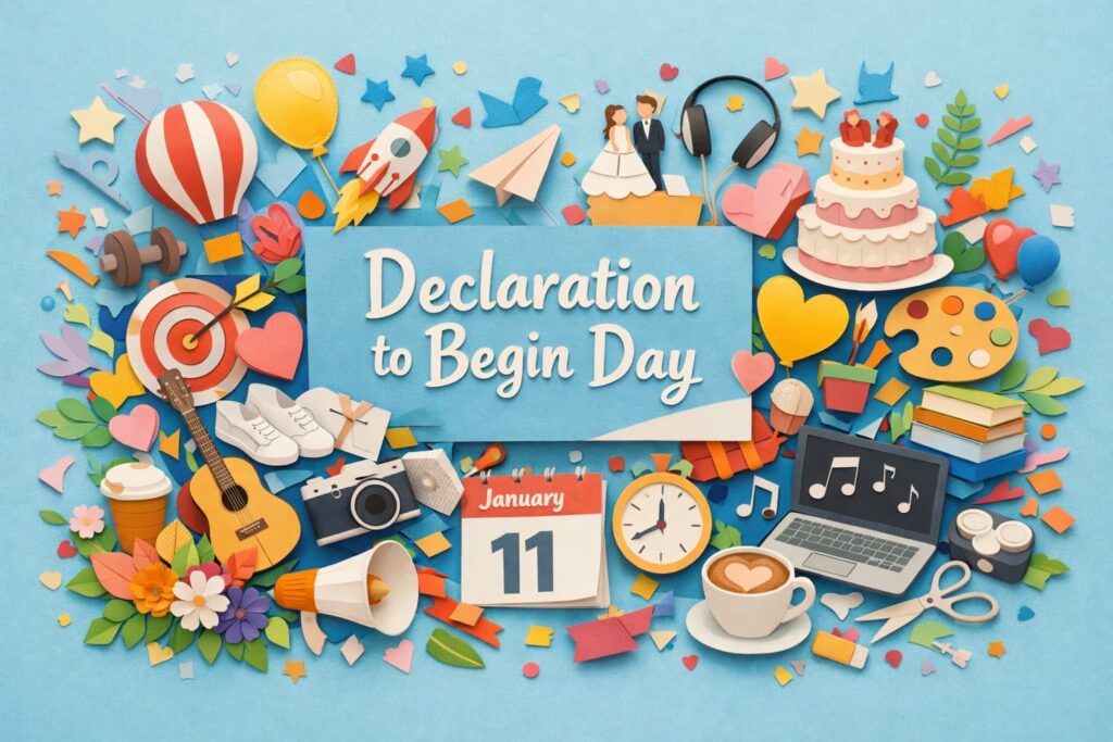 はじめます宣言の日は1月11日の記念日。アコムが制定し、やりたいことを宣言することで挑戦の第一歩を後押しする日として日本記念日協会に認定された。