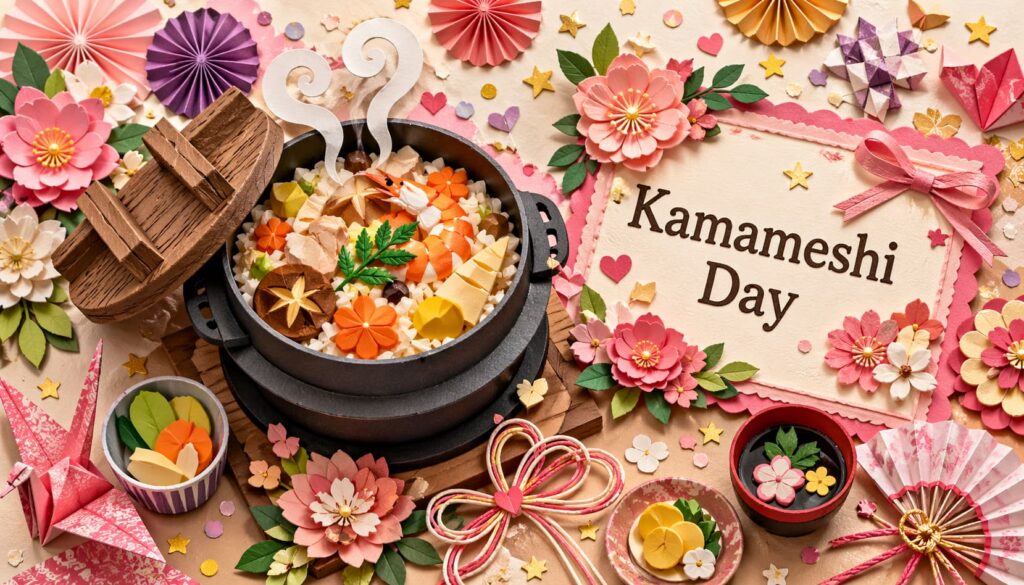 釜飯の日は毎月1日。釜めしもようの創業日をもとに株式会社前田家が制定した記念日で、由来や意味、釜飯の魅力を解説します。