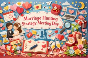 婚活作戦会議の日（1月14日）の由来や意味を解説し、バレンタイン前に婚活目標を立てる重要性と結婚を現実に近づける考え方を伝える内容