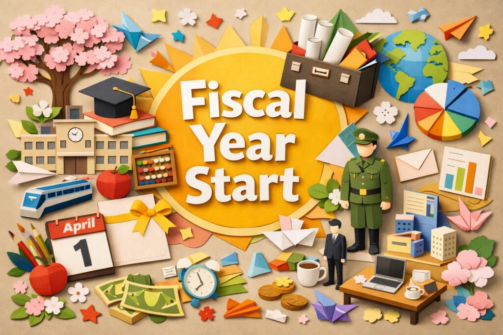 年度初日の由来や意味をやさしく解説。4月1日が新年度の始まりとなった背景、会計年度や学校年度との関係、企業との違いまでわかりやすく紹介します。