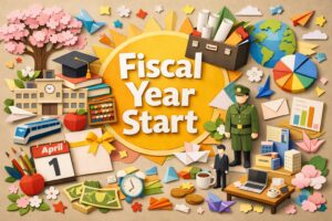 年度初日の由来や意味をやさしく解説。4月1日が新年度の始まりとなった背景、会計年度や学校年度との関係、企業との違いまでわかりやすく紹介します。